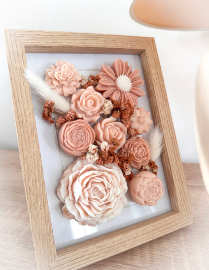 Cadre floral parfumé